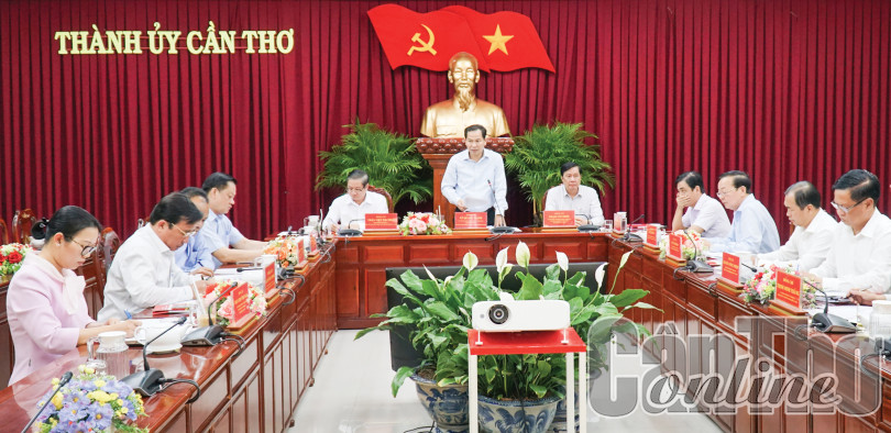 Khẩn trương thực hiện các thủ tục để khởi công Dự án Khu công nghiệp Vĩnh Thạnh (VSIP Cần Thơ) đúng kế hoạch