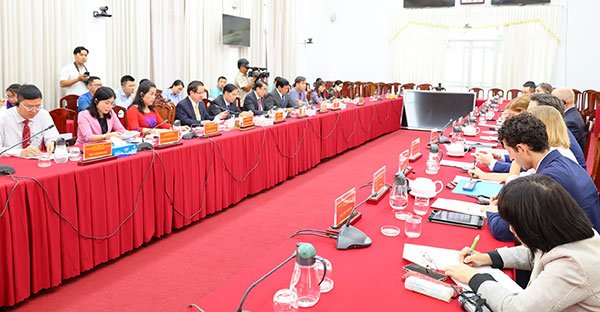 Lãnh đạo thành phố tiếp Cơ quan Phát triển quốc tế Hoa Kỳ