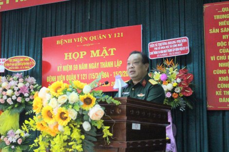 Kỷ niệm 59 năm thành lập Bệnh viện Quân Y 121