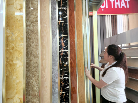 Chọn vật liệu ốp, dán tường tạo điểm nhấn cho không gian sống