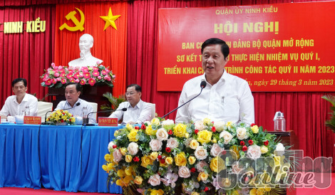 Quận Ninh Kiều cần tập trung các giải pháp thực hiện đạt và vượt các chỉ tiêu năm 2023