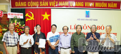 Công bố quyết định kết nạp hội viên và thành lập Chi hội Nhà văn Việt Nam TP Cần Thơ