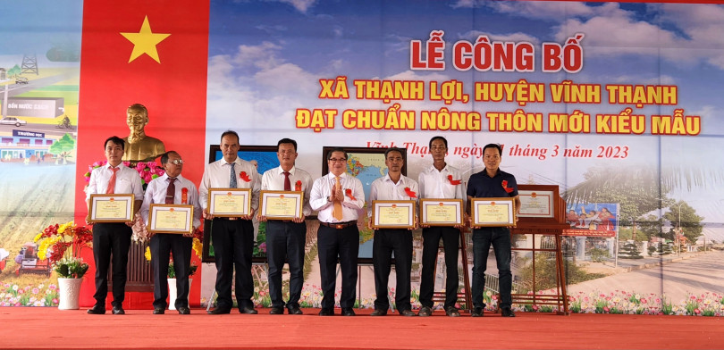 Thạnh Lợi đón nhận danh hiệu xã nông thôn mới kiểu mẫu