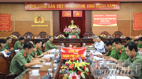 Hội nghị trực tuyến báo cáo viên Trung ương tháng 4-2023