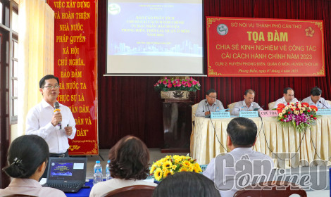 Chia sẻ kinh nghiệm về cải cách hành chính