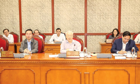 Bộ Chính trị quyết định chương trình kiểm tra của Bộ Chính trị, Ban Bí thư năm 2023