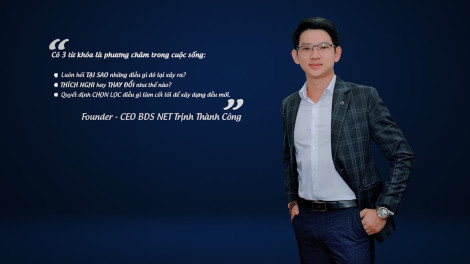 Startup Proptech BDS NET - Ai là Founder & CEO?