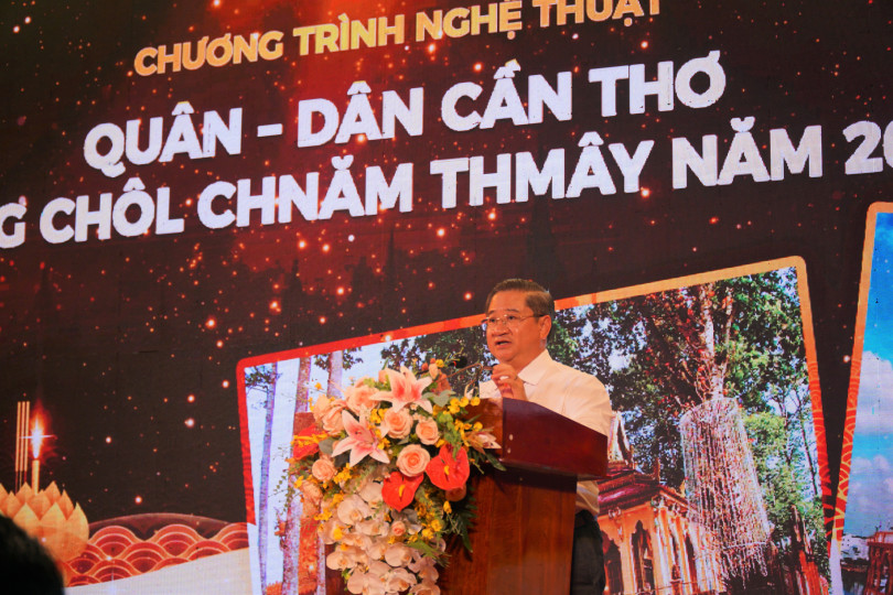 Tết Quân Dân mừng Chôl Chnăm Thmây thể hiện tình đoàn kết giữa các dân tộc