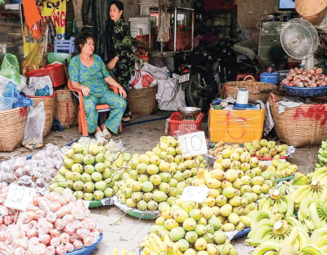 Giá xoài giảm xuống mức thấp