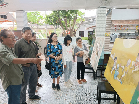 Hơn 50 tác phẩm ra đời tại Trại sáng tác mỹ thuật ở Cần Thơ