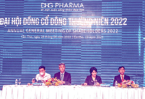 Công ty CP dược Hậu Giang phấn đấu năm 2023 đạt doanh thu thuần 5.000 tỉ đồng
