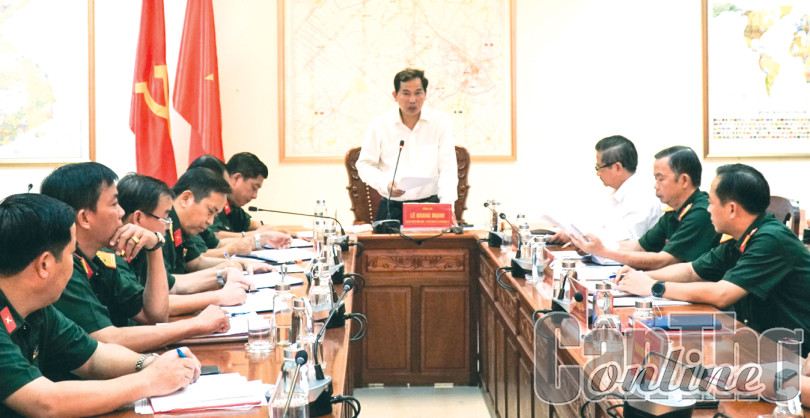 Chuẩn bị tốt các mặt cho diễn tập khu vực phòng thủ thành phố năm 2023