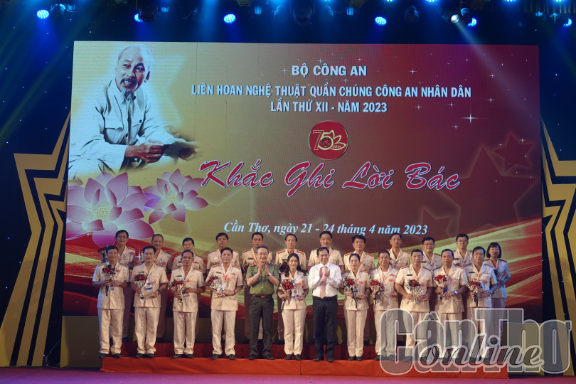 Khai mạc Liên hoan Nghệ thuật quần chúng Công an nhân dân lần XII, năm 2023 - khu vực III