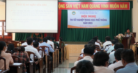 Ngành Giáo dục TP Cần Thơ tiếp tục công tác chuẩn bị Kỳ thi tốt nghiệp THPT năm 2023