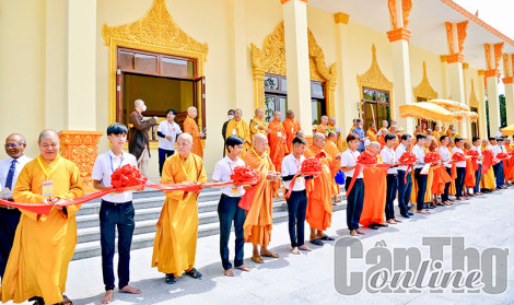 Khánh thành Trai đường Học viện Phật giáo Nam tông Khmer