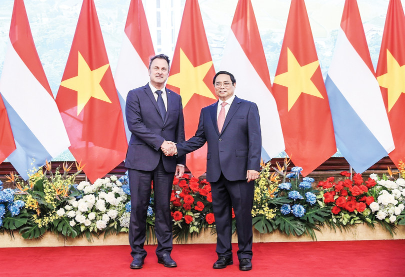 Thủ tướng Phạm Minh Chính hội đàm với Thủ tướng Xavier Bettel