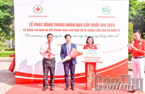 Lãnh đạo triển khai thực hiện Tháng Nhân đạo năm 2023