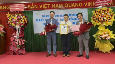 Bệnh viện Đa khoa Trung ương Cần Thơ đạt chứng nhận bạch kim về điều trị đột quỵ