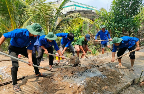 Thực hiện nhiều công trình, phần việc đảm bảo an toàn giao thông