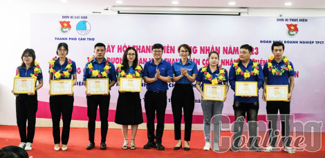 Khoảng 100 đoàn viên, thanh niên tham gia Ngày hội Thanh niên công nhân