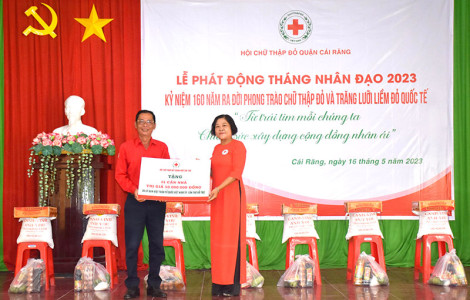 Quận Cái Răng, Bình Thủy phát động Tháng Nhân đạo năm 2023
