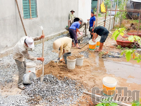 Nâng cấp nhiều tuyến lộ giao thông nông thôn
