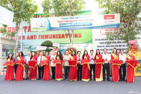 Trung tâm Tiêm chủng Bệnh viện Đại học Nam Cần Thơ chính thức ra mắt và đi vào hoạt động