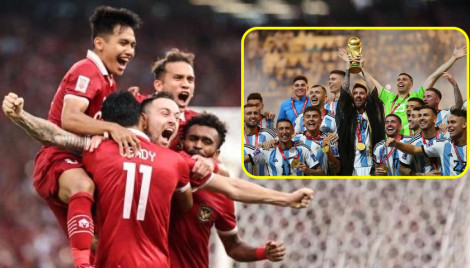 Tuyển Indonesia thi đấu với Argentina vào tháng 6