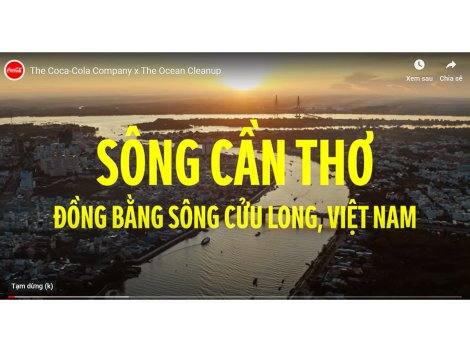 Coca-Cola ra mắt phim ngắn về hệ thống làm sạch sông ngòi InterceptorTM  trên sông Cần Thơ
