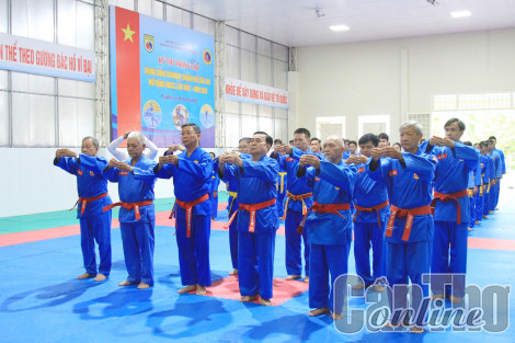 Tập huấn nghi lễ môn phái Vovinam - Việt Võ Đạo tại Cần Thơ
