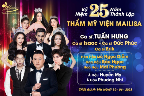Thẩm mỹ viện Mailisa ghi dấu ấn với hành trình 25 năm