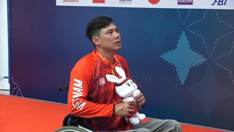 VĐV Cần Thơ giành 5 HCV tại ASEAN Para Games 2023