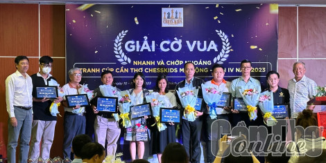 Hơn 200 kỳ thủ nhí tranh tài tại giải Cờ vua Cần Thơ Chesskids mở rộng