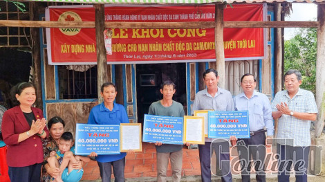 Hỗ trợ nạn nhân chất độc da cam xây dựng nhà ở
