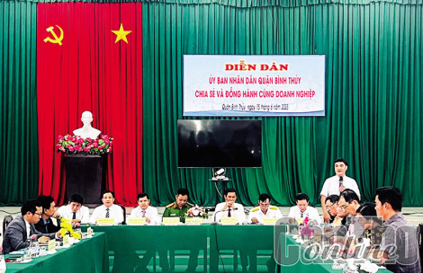 Chia sẻ và đồng hành cùng doanh nghiệp vượt khó