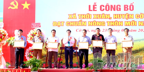 Lan tỏa phong trào chung sức xây dựng nông thôn mới