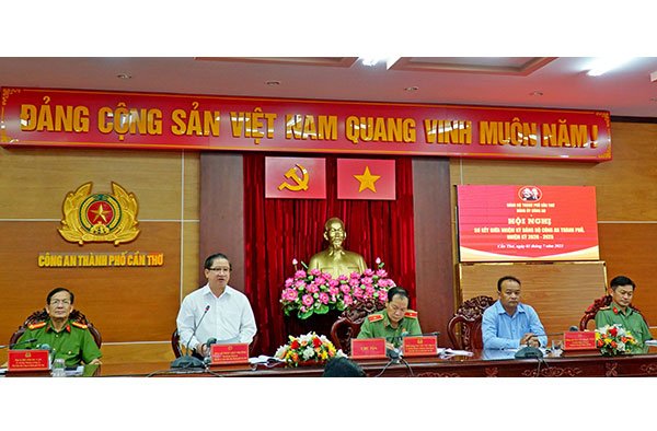Tập trung xây dựng lực lượng công an thành phố thật sự trong sạch, vững mạnh, chính quy, tinh nhuệ, hiện đại