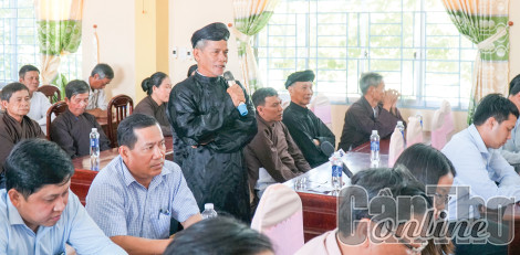 Đại biểu Quốc hội TP Cần Thơ tiếp xúc cử tri tại quận Bình Thủy, Ô Môn và huyện Thới Lai