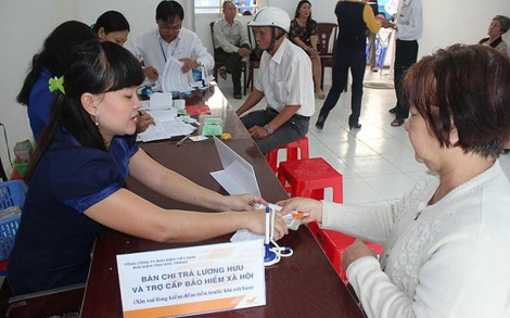 Tăng lương hưu, trợ cấp bảo hiểm xã hội