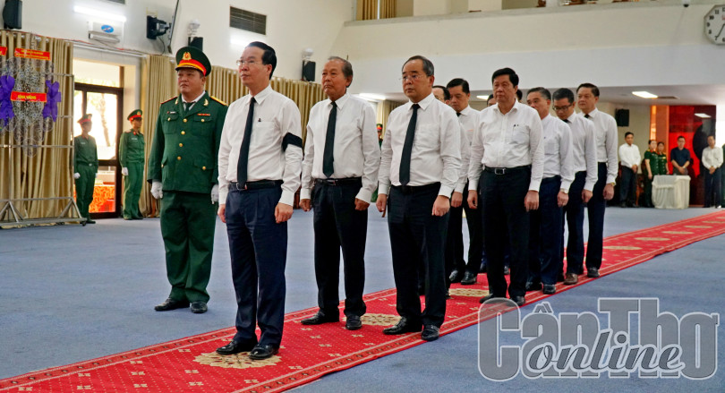 Lãnh đạo Đảng, Nhà nước và các tỉnh, thành phố viếng đồng chí Lê Phước Thọ, nguyên Trưởng Ban Tổ chức Trung ương