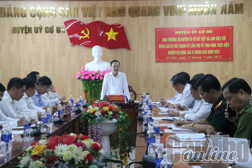 Huyện Cờ Đỏ cần tận dụng cơ hội từ các dự án trọng điểm được triển khai trên địa bàn để bứt phá phát triển