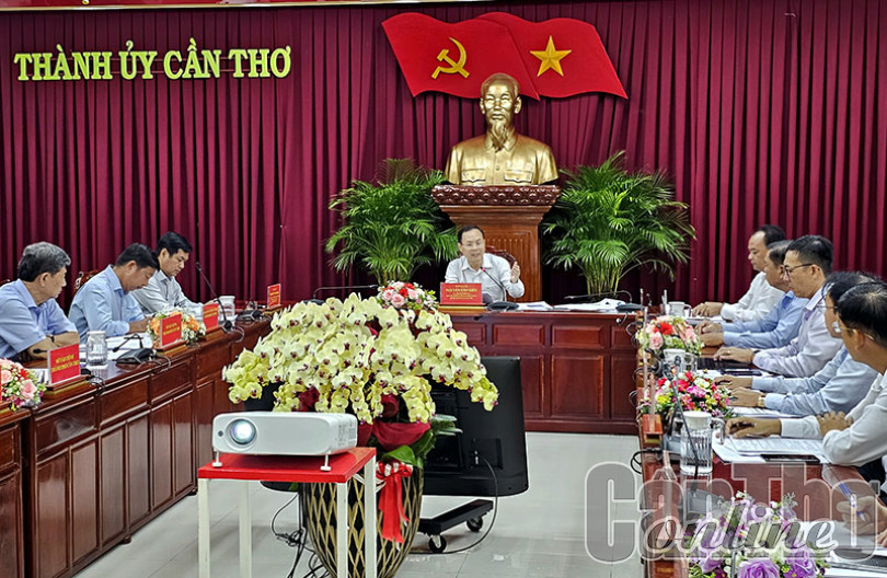 Lãnh đạo thành phố làm việc về tiến độ thực hiện Dự án 3