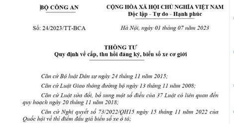 Từ ngày 15-8-2023, được đăng ký xe tại nơi tạm trú