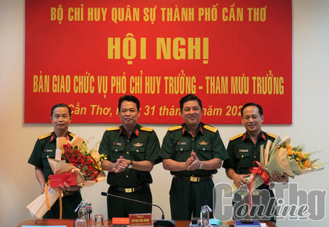 Thượng tá Nguyễn Thanh Hùng giữ chức vụ Phó Chỉ huy trưởng kiêm Tham mưu trưởng Bộ Chỉ huy Quân sự TP Cần Thơ