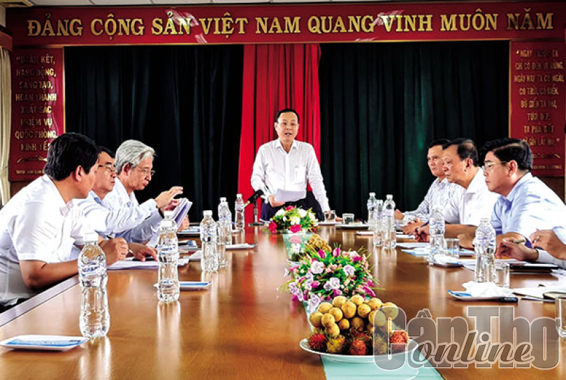 Đẩy nhanh tiến độ giải phóng mặt bằng, phục vụ lễ khởi công Khu công nghiệp VSIP Cần Thơ