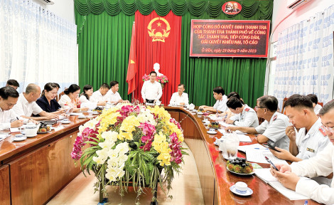 Tăng cường công tác thanh tra, góp phần cải cách hành chính