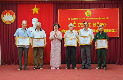 Ninh Kiều phát động Tháng Hành động vì nạn nhân chất độc da cam năm 2023