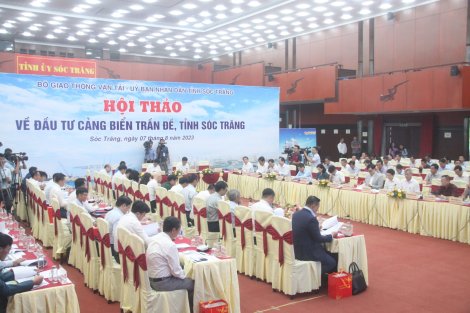 Hội thảo về đầu tư Cảng biển Trần Đề