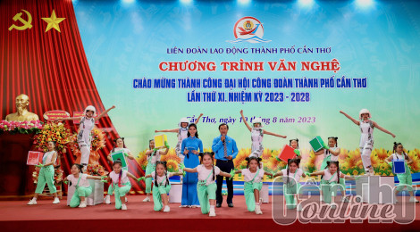 Chương trình văn nghệ chào mừng thành công Đại hội Công đoàn thành phố