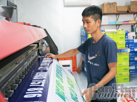 Khởi nghiệp với nghề in quảng cáo